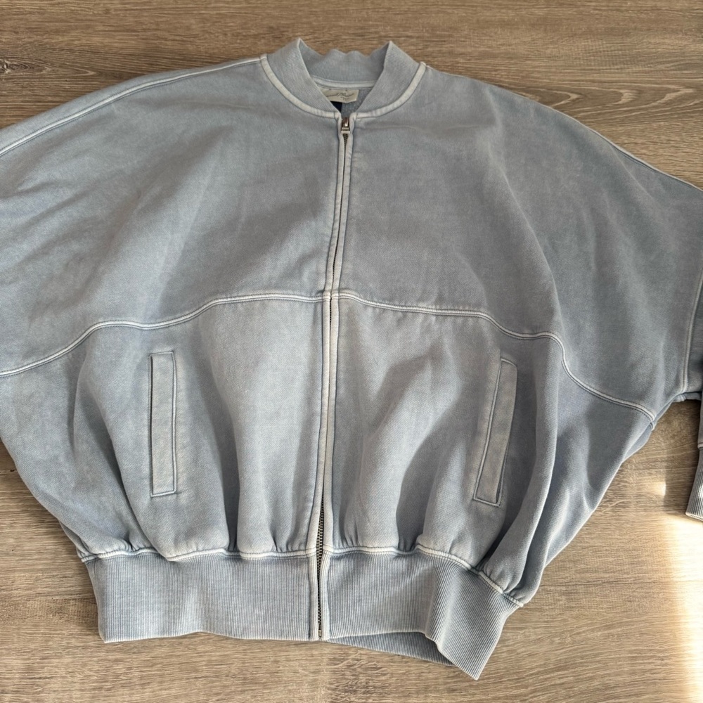 Universal Thread Light Blue Bomber Jacket